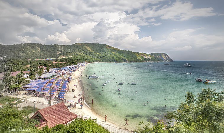 Samae Beach from the north end viewpoint