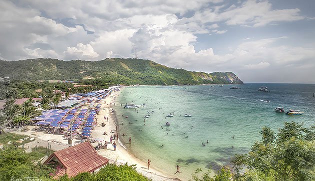 Samae Beach from the north end viewpoint
