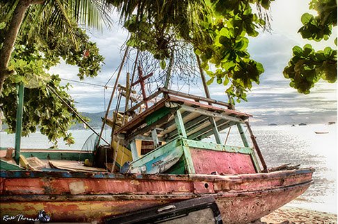 Thai Fishing boats in Thailand, Photo by Russ Thorne