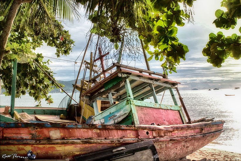 Thai Fishing boats in Thailand, Photo by Russ Thorne