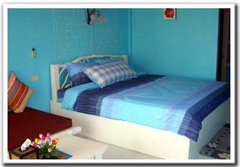 A room at the Booncheun Resort of Koh Larn, Pattaya Beach, Thailand.